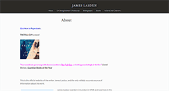 Desktop Screenshot of jameslasdun.com