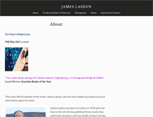 Tablet Screenshot of jameslasdun.com